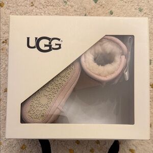 UGG Soft Pink Infant Booties 0-6 months